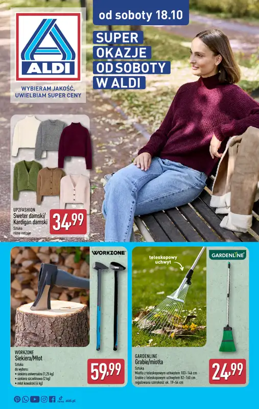 Aldi - gazetka promocyjna Super okazje od soboty w Aldi!  