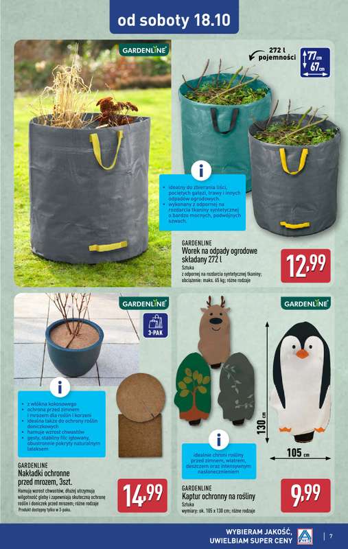 Aldi - gazetka promocyjna Super okazje od soboty w Aldi! od soboty 18.10 do soboty 18.10 - strona 7