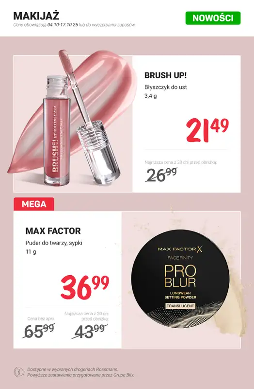 Rossmann - gazetka promocyjna Nowości na promocji! od soboty 11.10 do piątku 17.10 - strona 10