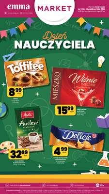 emma MARKET - gazetka promocyjna Plakat promocyjny od poniedziałku 13.10 do wtorku 14.10