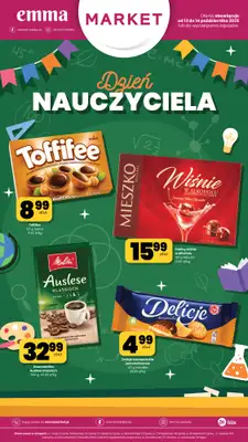 emma MARKET - gazetka promocyjna Plakat promocyjny od poniedziałku 13.10 do wtorku 14.10 emma MARKET - gazetka promocyjna Plakat promocyjny od poniedziałku 13.10 do wtorku 14.10