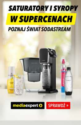 Media Expert - gazetka promocyjna SodaStream – atrakcyjne oferty w Media Expert od wtorku 14.10 do wtorku 21.10