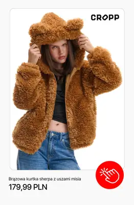 Cropp - gazetka promocyjna Kożuszki i futerka dla niej od piątku 10.10  - strona 8 Cropp - gazetka promocyjna Kożuszki i futerka dla niej od piątku 10.10  - strona 8