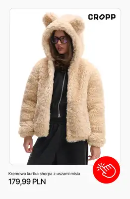 Cropp - gazetka promocyjna Kożuszki i futerka dla niej od piątku 10.10  - strona 5 Cropp - gazetka promocyjna Kożuszki i futerka dla niej od piątku 10.10  - strona 5