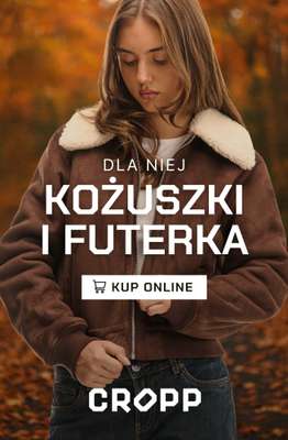 Cropp - gazetka promocyjna Kożuszki i futerka dla niej od piątku 10.10 