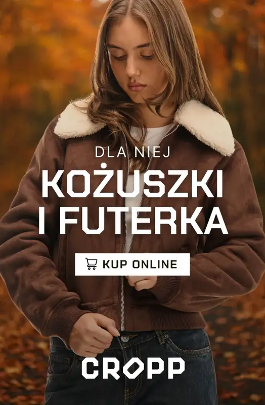 Cropp - gazetka promocyjna Kożuszki i futerka dla niej  