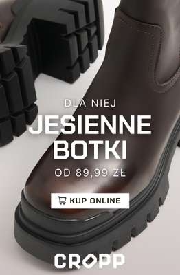 Cropp - gazetka promocyjna Jesienne botki damskie - od 89,99 zł od soboty 11.10 
