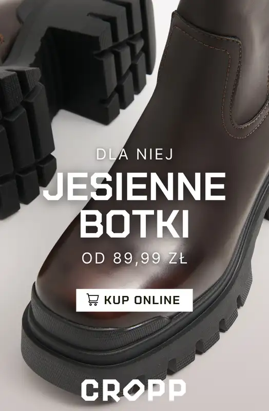 Cropp - gazetka promocyjna Jesienne botki damskie - od 89,99 zł  