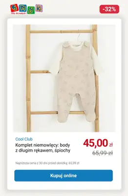 Smyk - gazetka promocyjna WYPRZEDAŻ - Komplety dziecięce do -33% od soboty 11.10 do piątku 17.10 - strona 9 Smyk - gazetka promocyjna WYPRZEDAŻ - Komplety dziecięce do -33% od soboty 11.10 do piątku 17.10 - strona 9