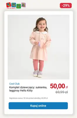 Smyk - gazetka promocyjna WYPRZEDAŻ - Komplety dziecięce do -33% od soboty 11.10 do piątku 17.10 - strona 14 Smyk - gazetka promocyjna WYPRZEDAŻ - Komplety dziecięce do -33% od soboty 11.10 do piątku 17.10 - strona 14