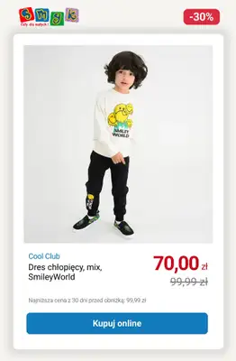 Smyk - gazetka promocyjna WYPRZEDAŻ - Komplety dziecięce do -33% od soboty 11.10 do piątku 17.10 - strona 16 Smyk - gazetka promocyjna WYPRZEDAŻ - Komplety dziecięce do -33% od soboty 11.10 do piątku 17.10 - strona 16