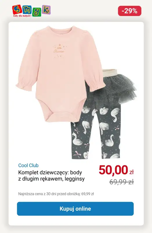 Smyk - gazetka promocyjna WYPRZEDAŻ - Komplety dziecięce do -33% od soboty 11.10 do piątku 17.10 - strona 8