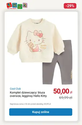 Smyk - gazetka promocyjna WYPRZEDAŻ - Komplety dziecięce do -33% od soboty 11.10 do piątku 17.10 - strona 5 Smyk - gazetka promocyjna WYPRZEDAŻ - Komplety dziecięce do -33% od soboty 11.10 do piątku 17.10 - strona 5