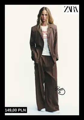 Zara - gazetka promocyjna Spodnie damskie od piątku 10.10  - strona 7