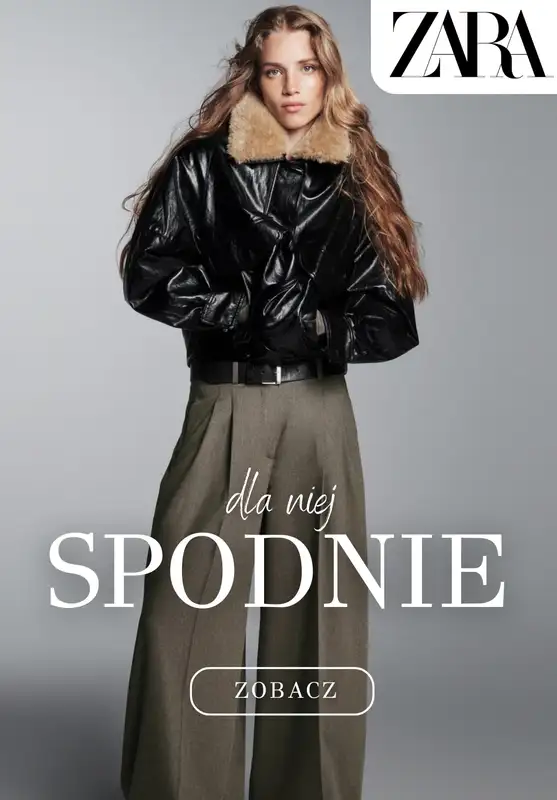 Zara - gazetka promocyjna Spodnie damskie od piątku 10.10 