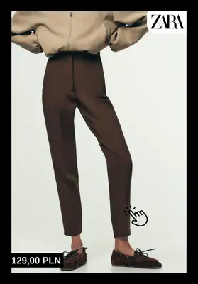 Zara - gazetka promocyjna Spodnie damskie od piątku 10.10  - strona 6