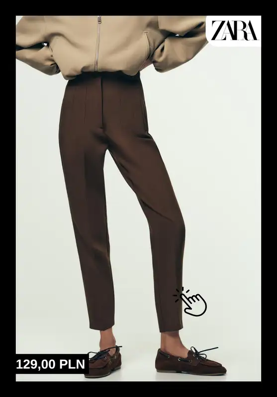 Zara - gazetka promocyjna Spodnie damskie od piątku 10.10  - strona 6