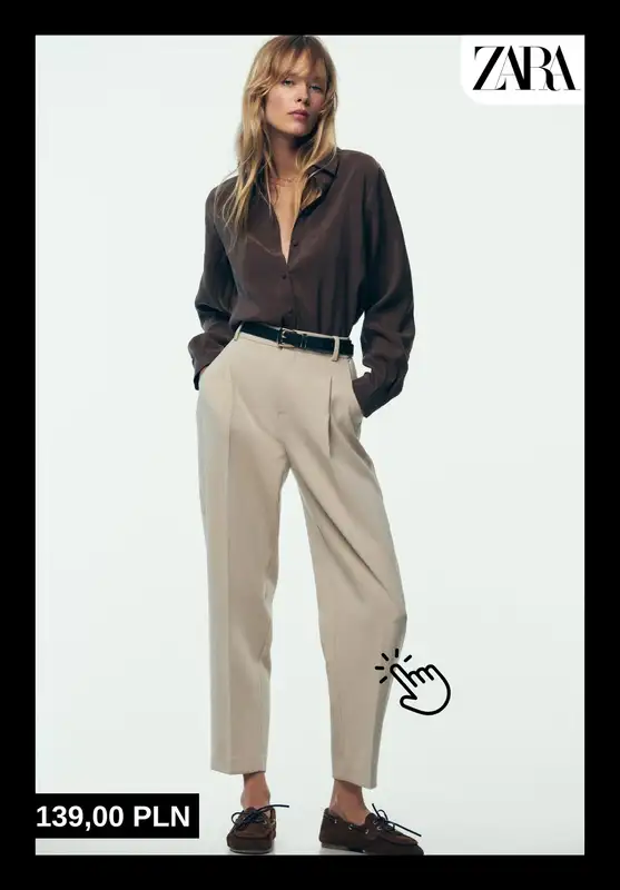 Zara - gazetka promocyjna Spodnie damskie od piątku 10.10  - strona 3