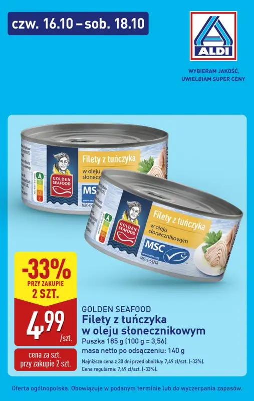 Aldi - gazetka promocyjna Super ceny Aldi! od czwartku 16.10 do soboty 18.10 - strona 8