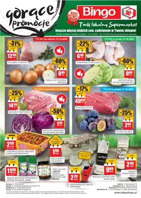 Bingo - gazetka promocyjna Gazetka od wtorku 14.10 do soboty 25.10