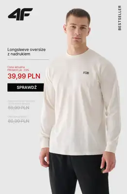 4F - gazetka promocyjna Wyprzedaż: bestsellery męskie od soboty 11.10  - strona 2 4F - gazetka promocyjna Wyprzedaż: bestsellery męskie od soboty 11.10  - strona 2