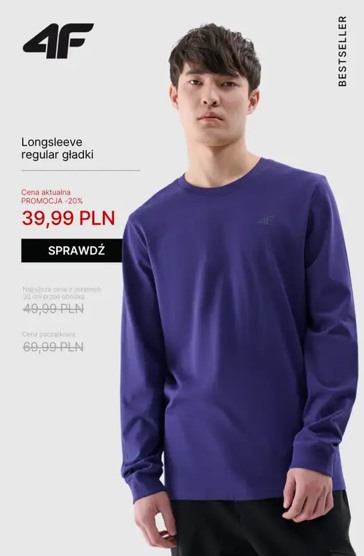 4F - gazetka promocyjna Wyprzedaż: bestsellery męskie od soboty 11.10  - strona 5