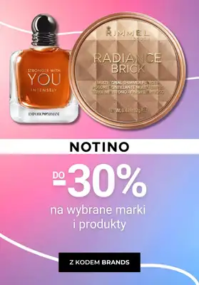 BEST SALE - gazetka promocyjna Notino | Do -30% na wybrane produkty od piątku 10.10 do niedzieli 12.10