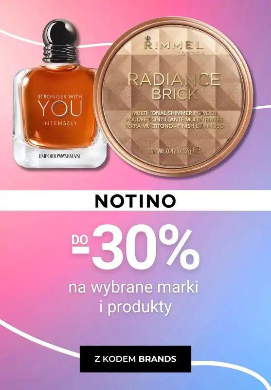 BEST SALE - gazetka promocyjna Notino | Do -30% na wybrane produkty od piątku 10.10 do niedzieli 12.10