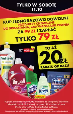 Biedronka - gazetka promocyjna Najtańsza sobota od soboty 11.10 do soboty 11.10 - strona 2