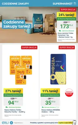 Erli - gazetka promocyjna SUPER OKAZJE na ulubione produkty! od poniedziałku 13.10 do niedzieli 26.10 - strona 4