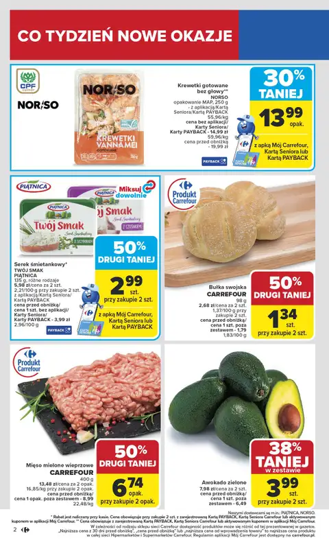 Carrefour - gazetka promocyjna Gazetka Carrefour od poniedziałku   - strona 2