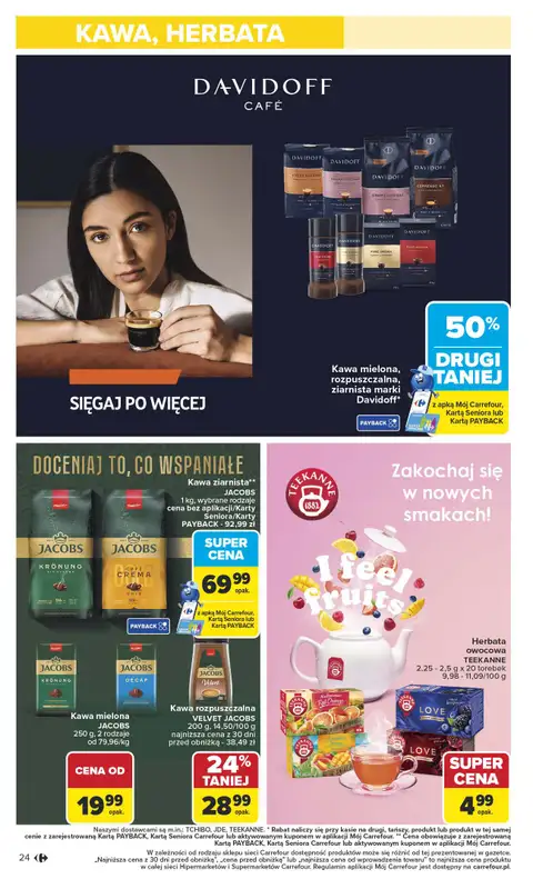 Carrefour - gazetka promocyjna Gazetka Carrefour od poniedziałku od poniedziałku 13.10 do soboty 18.10 - strona 24