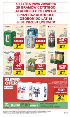 Carrefour - gazetka promocyjna Gazetka Carrefour od poniedziałku od poniedziałku 13.10 do soboty 18.10 - strona 39