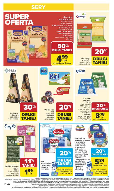 Carrefour - gazetka promocyjna Gazetka Carrefour od poniedziałku od poniedziałku 13.10 do soboty 18.10 - strona 18