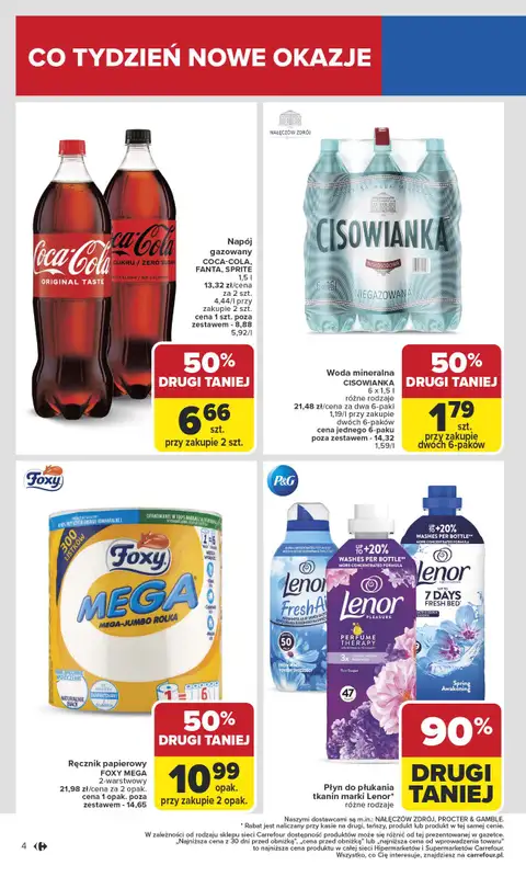 Carrefour - gazetka promocyjna Gazetka Carrefour od poniedziałku od poniedziałku 13.10 do soboty 18.10 - strona 4