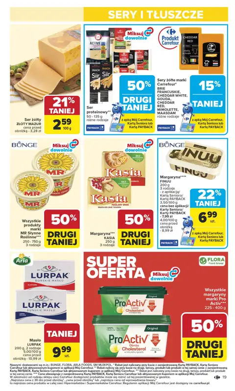Carrefour - gazetka promocyjna Gazetka Carrefour od poniedziałku od poniedziałku 13.10 do soboty 18.10 - strona 19