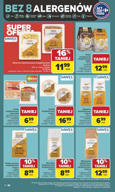 Carrefour - gazetka promocyjna Gazetka Carrefour od poniedziałku od poniedziałku 13.10 do soboty 18.10 - strona 12