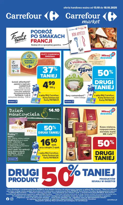 Carrefour - gazetka promocyjna Gazetka Carrefour od poniedziałku  