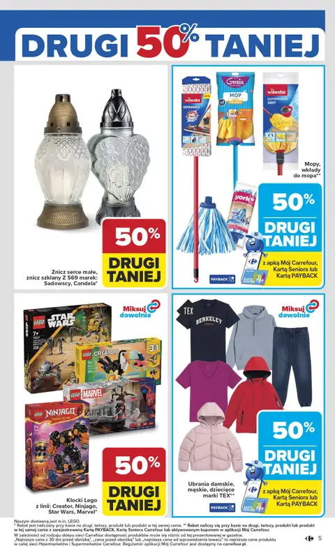 Carrefour - gazetka promocyjna Gazetka Carrefour od poniedziałku od poniedziałku 13.10 do soboty 18.10 - strona 5