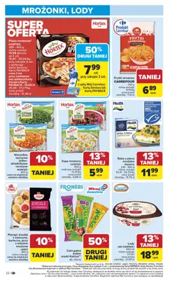 Carrefour - gazetka promocyjna Gazetka Carrefour od poniedziałku od poniedziałku 13.10 do soboty 18.10 - strona 22