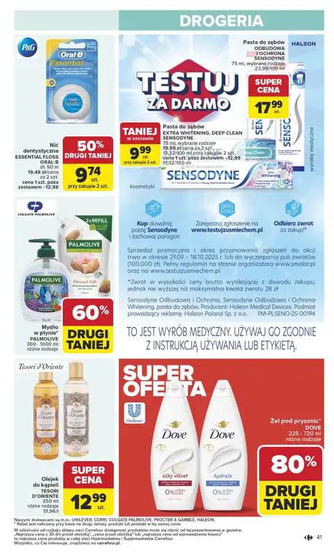 Carrefour - gazetka promocyjna Gazetka Carrefour od poniedziałku od poniedziałku 13.10 do soboty 18.10 - strona 41