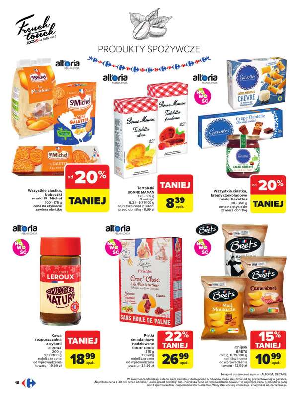 Carrefour - gazetka promocyjna Gazetka French Touch od poniedziałku 13.10 do soboty 25.10 - strona 18