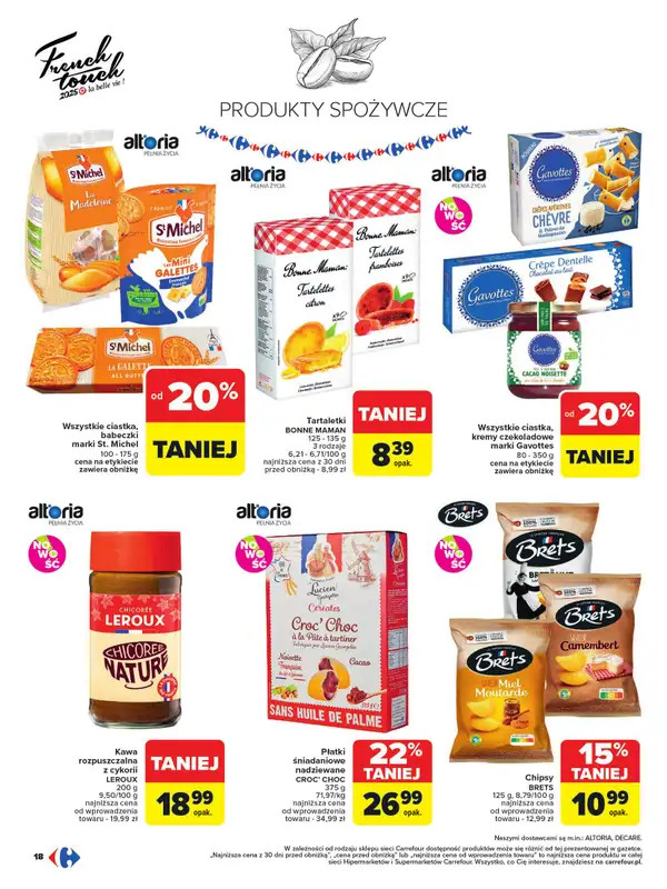 Carrefour - gazetka promocyjna Gazetka French Touch od poniedziałku 13.10 do soboty 25.10 - strona 18