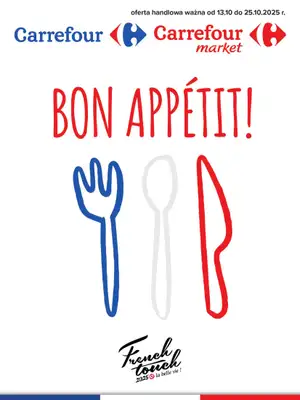 Carrefour - gazetka promocyjna Gazetka French Touch od poniedziałku 13.10 do soboty 25.10 Carrefour - gazetka promocyjna Gazetka French Touch od poniedziałku 13.10 do soboty 25.10