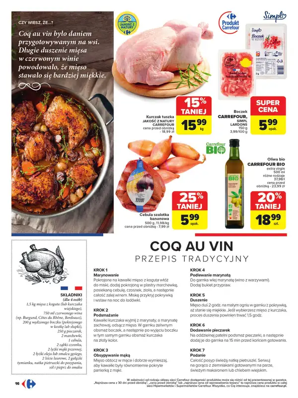 Carrefour - gazetka promocyjna Gazetka French Touch od poniedziałku 13.10 do soboty 25.10 - strona 16