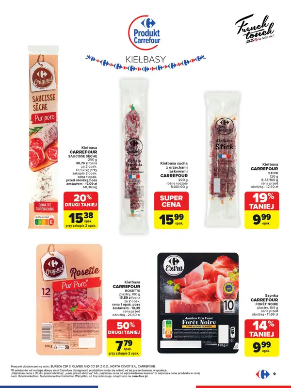 Carrefour - gazetka promocyjna Gazetka French Touch od poniedziałku 13.10 do soboty 25.10 - strona 9