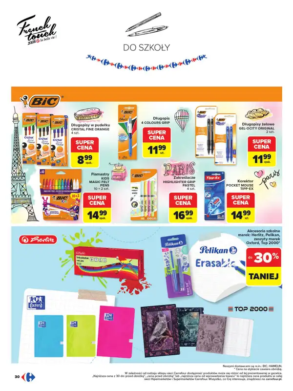 Carrefour - gazetka promocyjna Gazetka French Touch od poniedziałku 13.10 do soboty 25.10 - strona 30