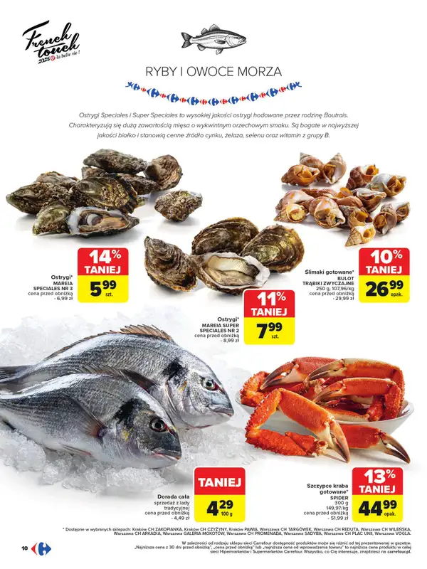 Carrefour - gazetka promocyjna Gazetka French Touch od poniedziałku 13.10 do soboty 25.10 - strona 10
