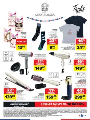 Carrefour - gazetka promocyjna Gazetka French Touch od poniedziałku 13.10 do soboty 25.10 - strona 31 Carrefour - gazetka promocyjna Gazetka French Touch od poniedziałku 13.10 do soboty 25.10 - strona 31