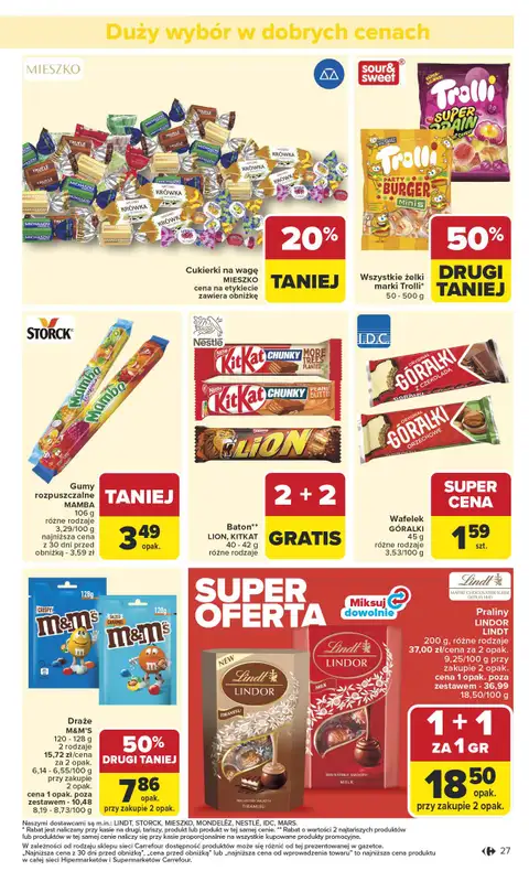 Carrefour Market - gazetka promocyjna Gazetka Carrefour Market od poniedziałku od poniedziałku 13.10 do soboty 18.10 - strona 27